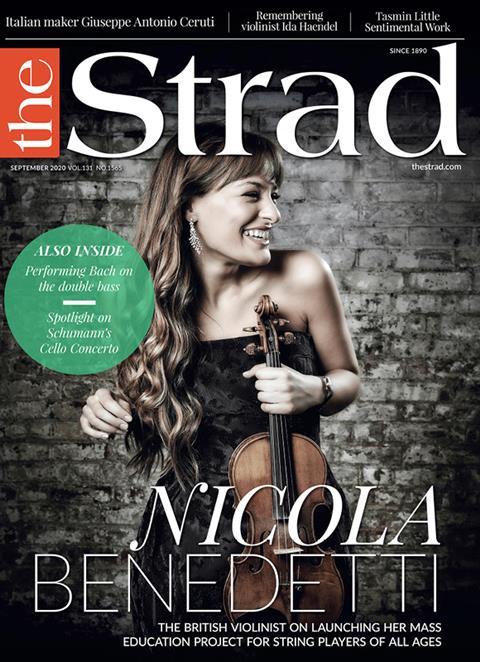 Nicola Benedetti: The violinist’s Benedetti Sessions have proved stunningly popular for teacher and students alike | Septmber 2020 issue | The Strad